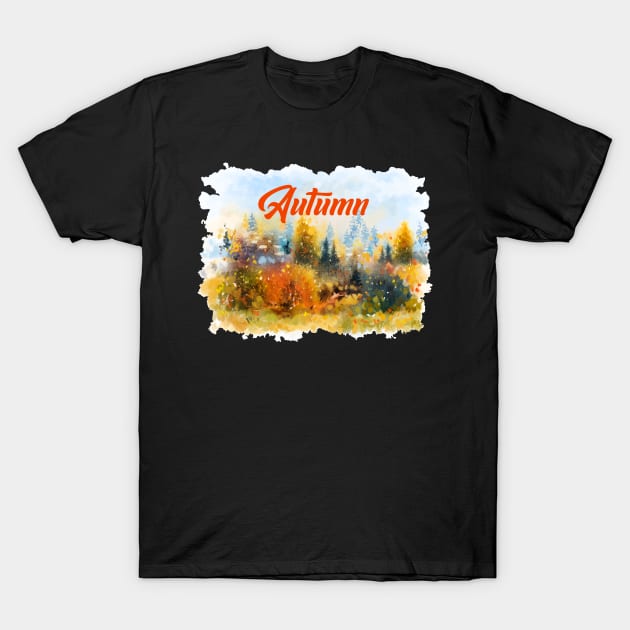 Autumn T-Shirt by Choulous79